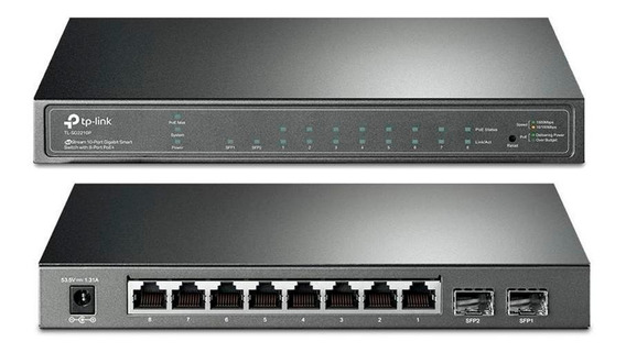 SWITCH TPLINK SG 2210P GIGABIT SMART POE 8P POE SFP
